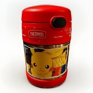 Pokémon Thermos Funtainer Food Jar Pikachu Charizard Poké Ball w Foldable Spoon